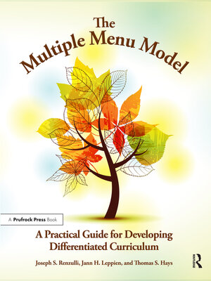 cover image of The Multiple Menu Model
